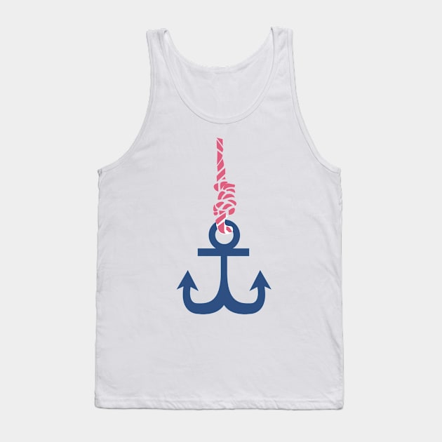 Vintage Anchor Tank Top by nickemporium1